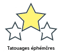 Tatouages éphémčres