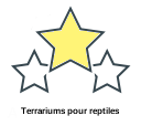 Terrariums pour reptiles