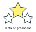 Tests de grossesse