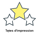 Tętes d'impression