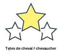 Tętes de cheval ŕ chevaucher