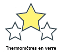 Thermomčtres en verre