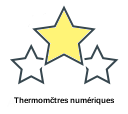 Thermomčtres numériques