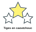 Tiges en caoutchouc