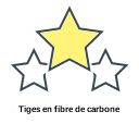 Tiges en fibre de carbone