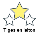 Tiges en laiton