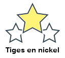 Tiges en nickel