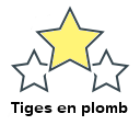 Tiges en plomb