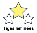 Tiges laminées