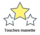Touches manette