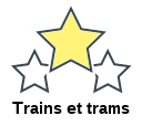 Trains et trams