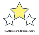 Transducteurs de température