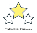 Trottinettes ŕ trois roues