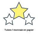 Tubes ŕ monnaie en papier