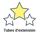 Tubes d'extension