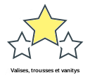 Valises, trousses et vanitys