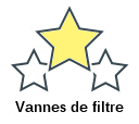 Vannes de filtre