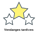 Vendanges tardives