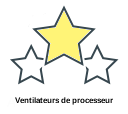 Ventilateurs de processeur