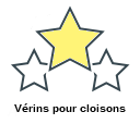 Vérins pour cloisons