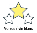 Verres ŕ vin blanc