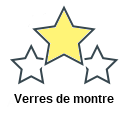 Verres de montre