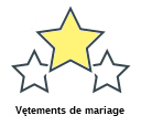 Vętements de mariage