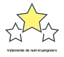 Vętements de nuit et peignoirs