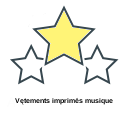 Vętements imprimés musique