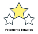 Vętements jetables