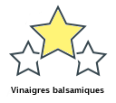 Vinaigres balsamiques