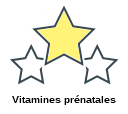 Vitamines prénatales